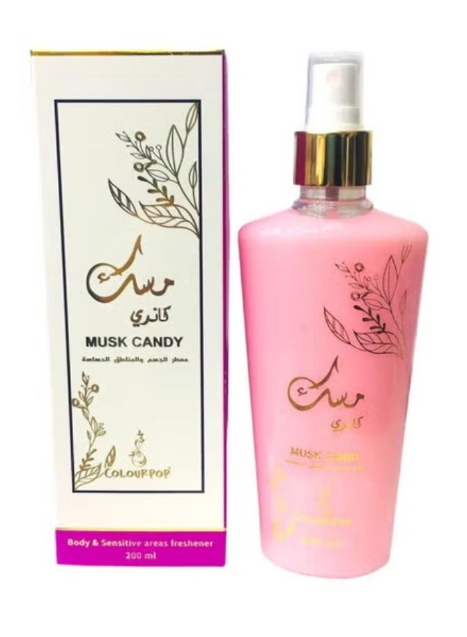 عطر مسك كاندي للجسم والمناطق الحساسة 200 مل